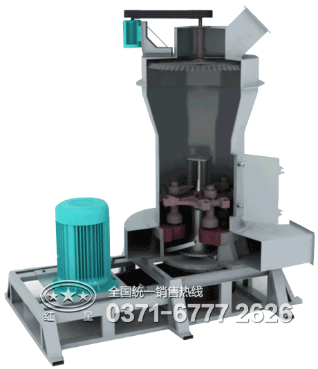雷蒙磨粉機工作原理
