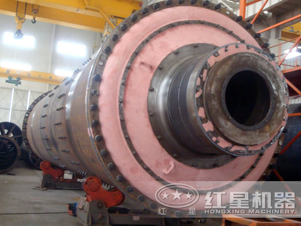 紅星球磨機(jī)的細(xì)節(jié)展示