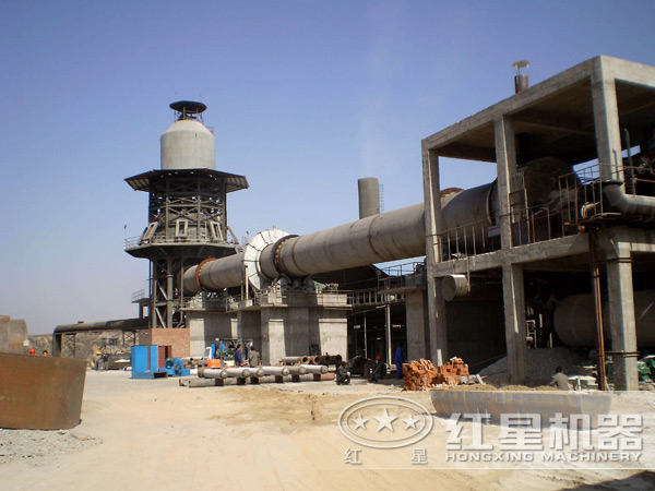 回轉窯生產現場