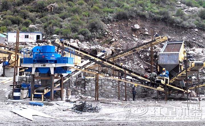 大型河卵石制砂生產線