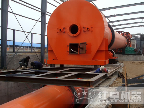 石灰窯用戶生產現場實拍