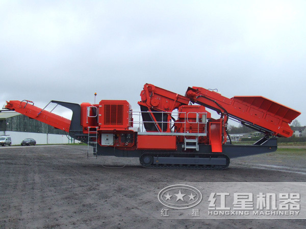 紅星建筑垃圾移動破碎站實拍