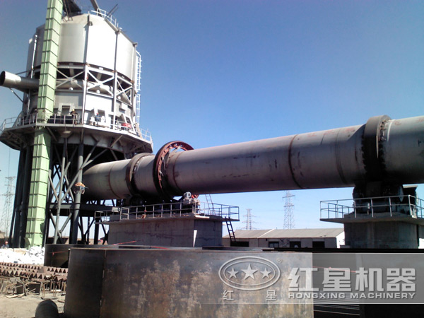 回轉(zhuǎn)窯煅燒系統(tǒng)實拍