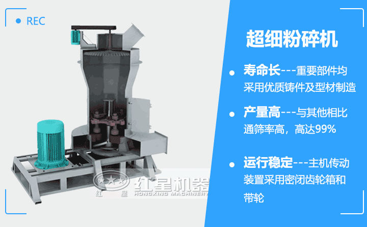 超細粉碎機性能優勢展示