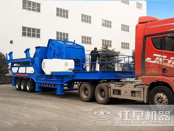 小型移動磕石機發貨圖