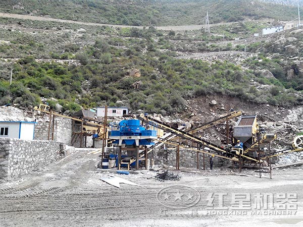 人工制砂生產(chǎn)線實(shí)拍