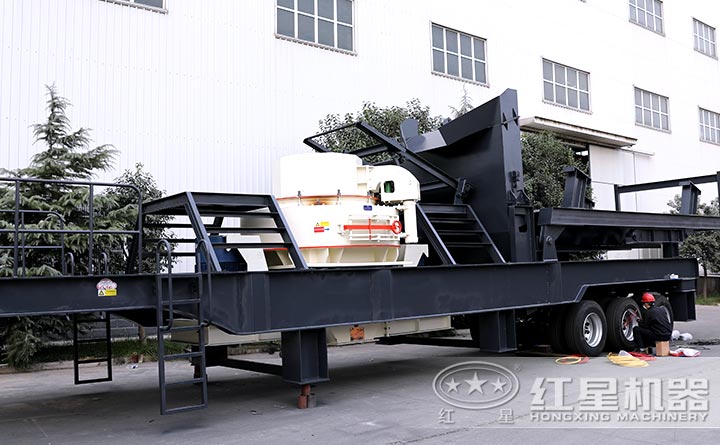 車拉式流動制沙機實拍