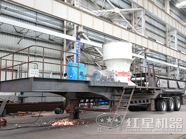 移動式建筑垃圾處理設備生產廠區實拍