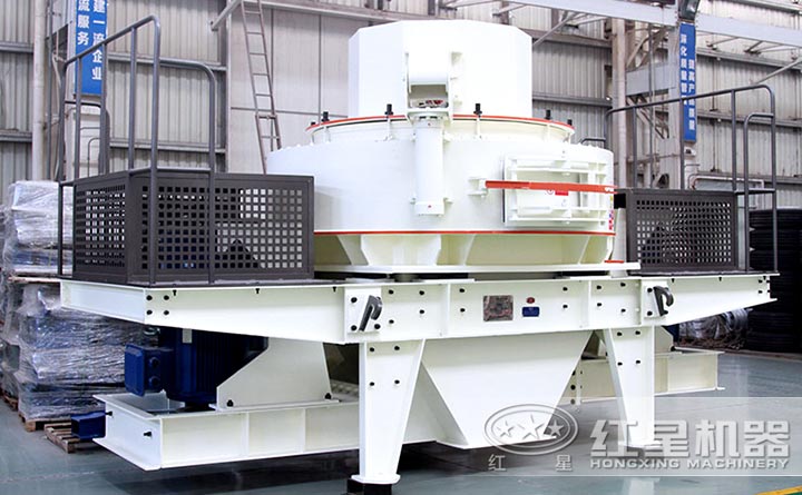 石灰石制砂機設備側面實拍