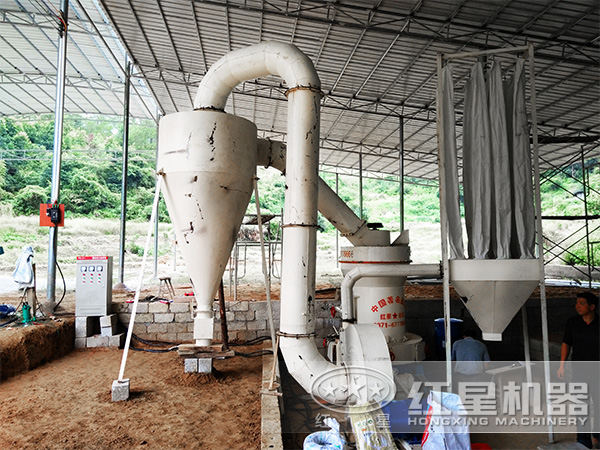 山西用戶磨石灰石生產現場