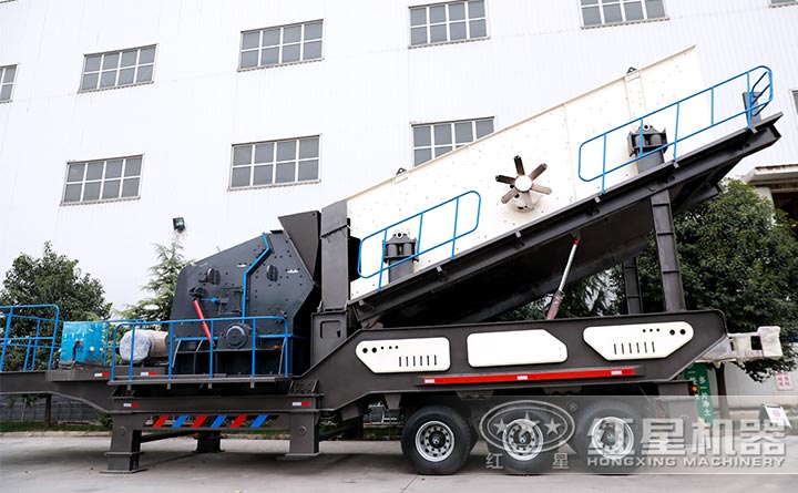 車載反擊式移動破碎站實拍