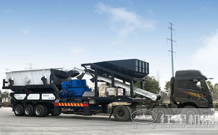 即將發貨的流動磕沙機