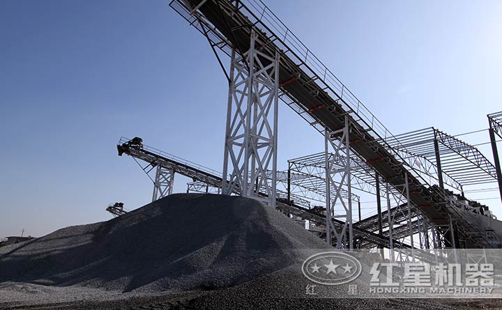 河北用戶石頭破碎機(jī)生產(chǎn)現(xiàn)場(chǎng)成品