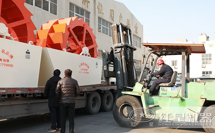 輪斗式石粉洗砂機（雙輪）