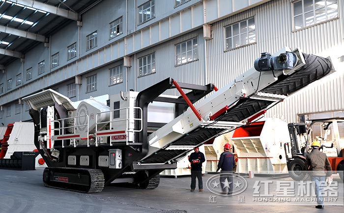 履帶式移動破碎機設備