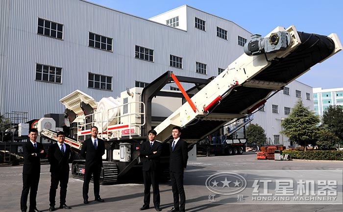 履帶式移動破碎機設備