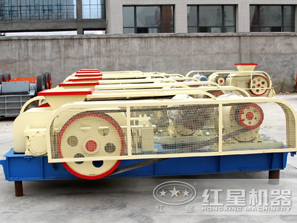 石英石對輥式破碎機廠區