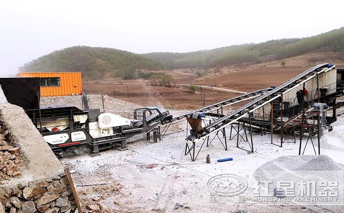 可移動型粉沙子機械配置方案