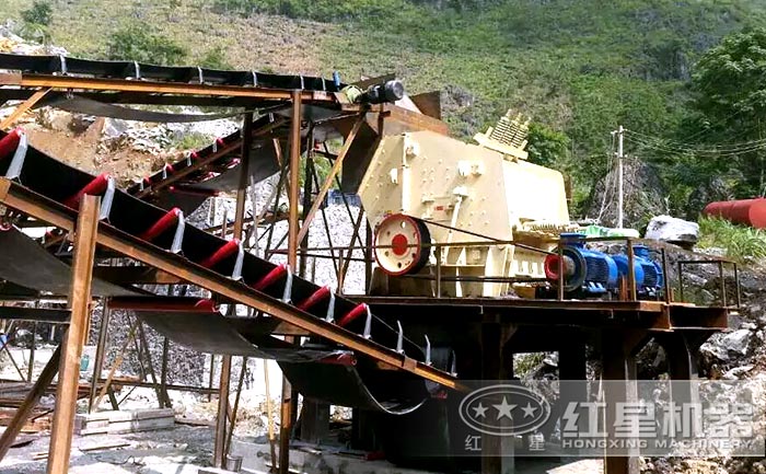 粉沙子機械現場