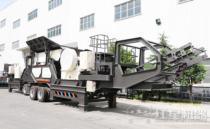 移動(dòng)混凝土破碎機(jī)設(shè)備-輪胎式