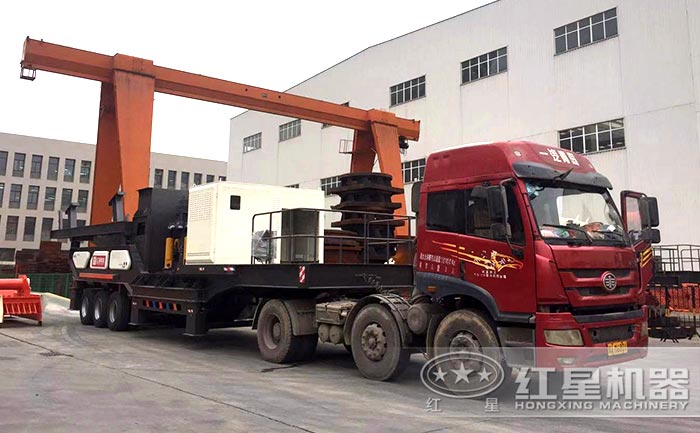 HX3S216GYS400輪胎圓錐破振動(dòng)篩移動(dòng)破碎站