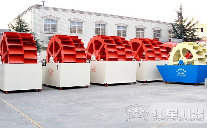 一天3000噸洗沙機(jī)設(shè)備實(shí)拍