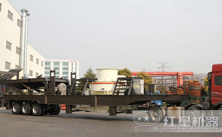 移動(dòng)式河卵石制沙機(jī)