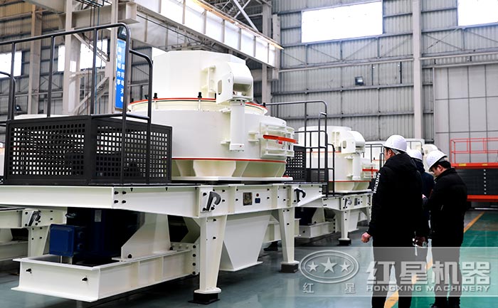 用戶考察HVI沖擊式制砂、整形機設備