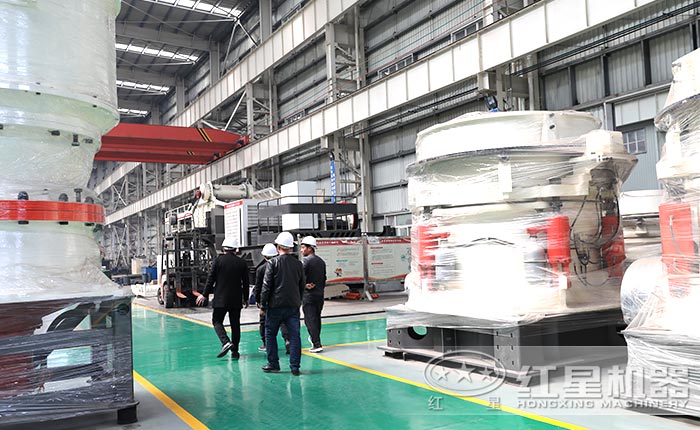 鵝卵石破碎設備廠區