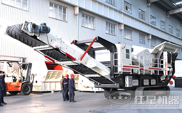 履帶式移動(dòng)鄂式破碎機(jī)