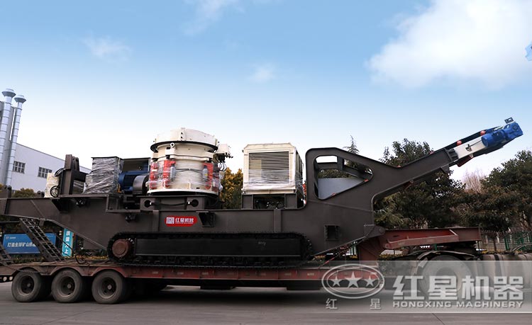 紅星車載式打砂機設備發貨現場