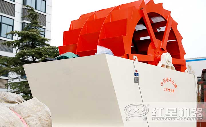 三輪式河卵石洗砂機