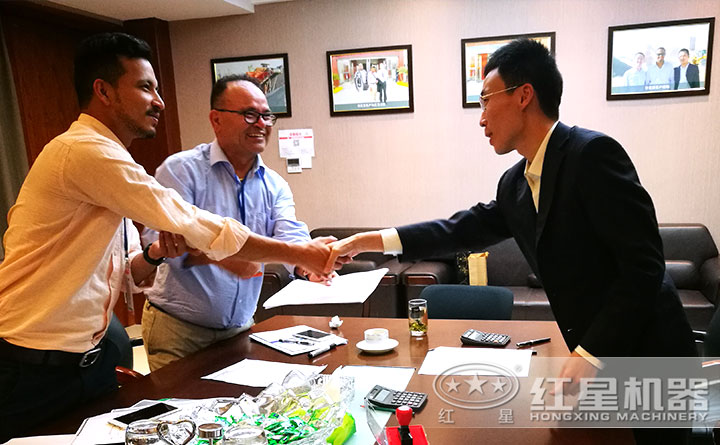 國外客戶與紅星達(dá)成共識(shí)