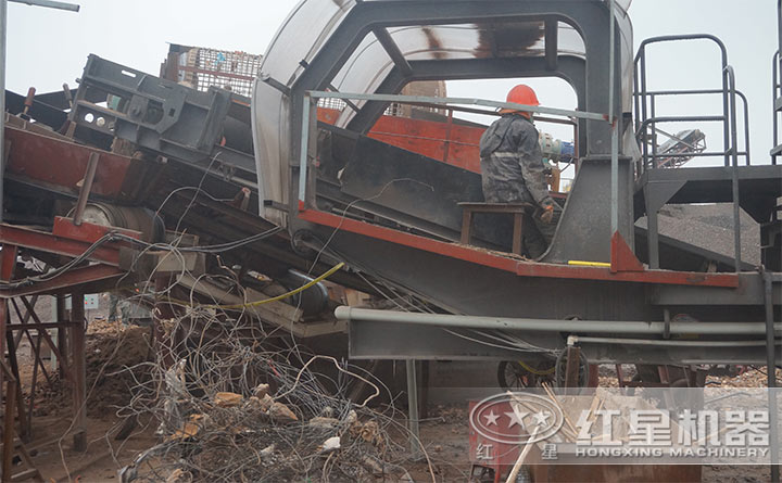 建筑垃圾粉碎機除鐵