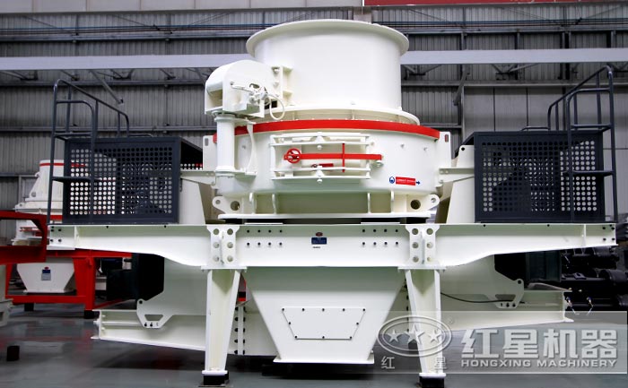 細碎、制砂：沖擊式破碎機