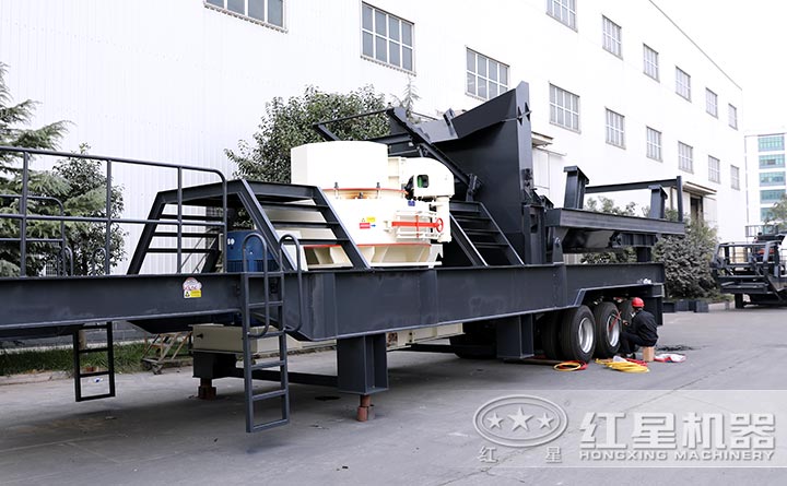 移動式鵝卵石制砂機