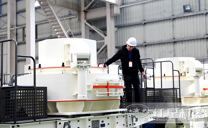 紅星大理石制沙機器廠區，用戶考察