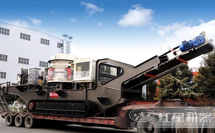 車載流動(dòng)打石機(jī)發(fā)貨實(shí)拍