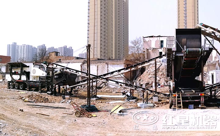 焦作每小時30-50噸的制沙機生產線