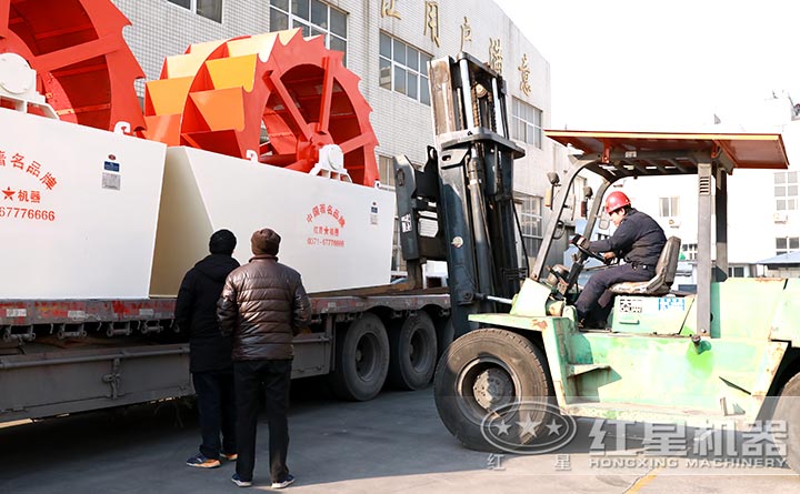 紅星制砂機(jī)發(fā)貨確認(rèn)中