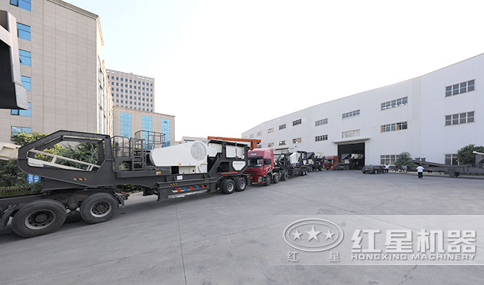紅星機(jī)器移動(dòng)制沙設(shè)備車間現(xiàn)貨