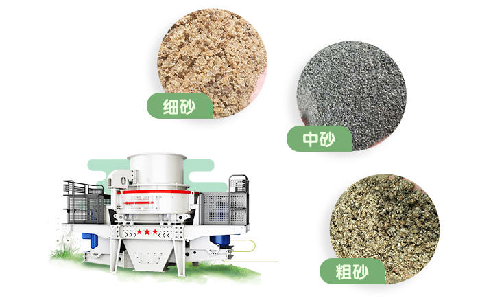 石頭制砂機加工成品