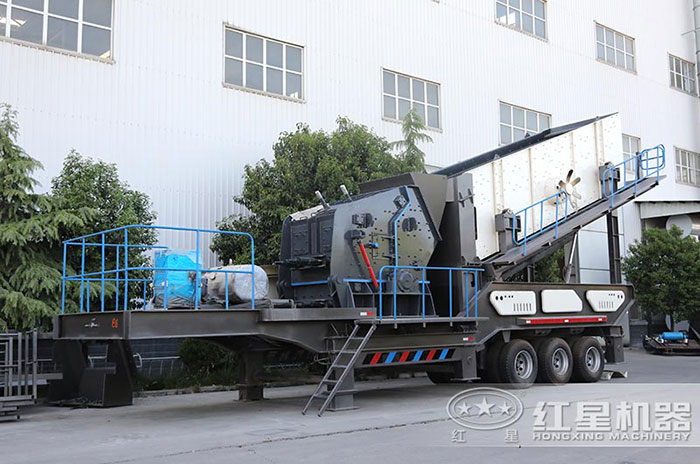 移動式建筑垃圾粉碎機設備圖