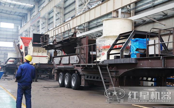 移動式制砂機，一體化生產智能