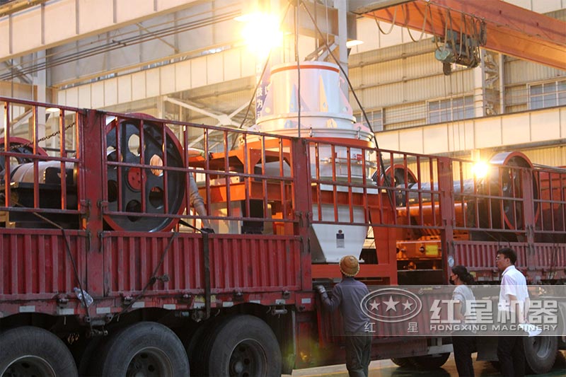 大型石子生產設備發貨