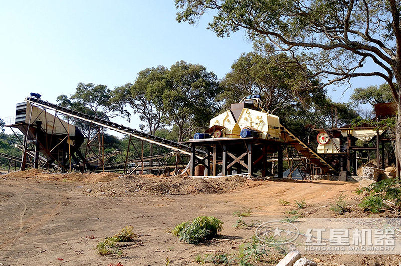 2臺反擊破+鄂破碎石廠