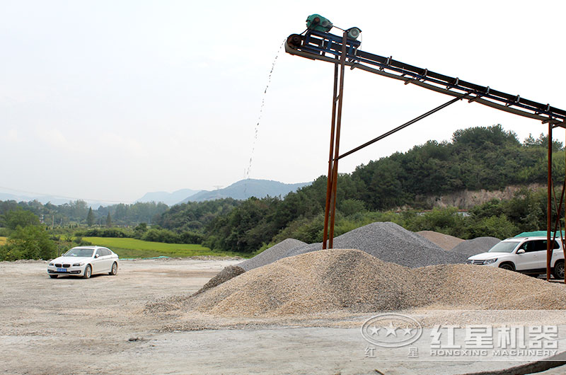 砂石生產(chǎn)現(xiàn)場