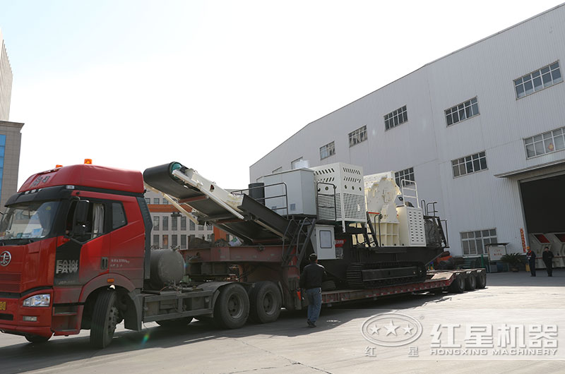 紅星建筑垃圾破碎設備發貨中