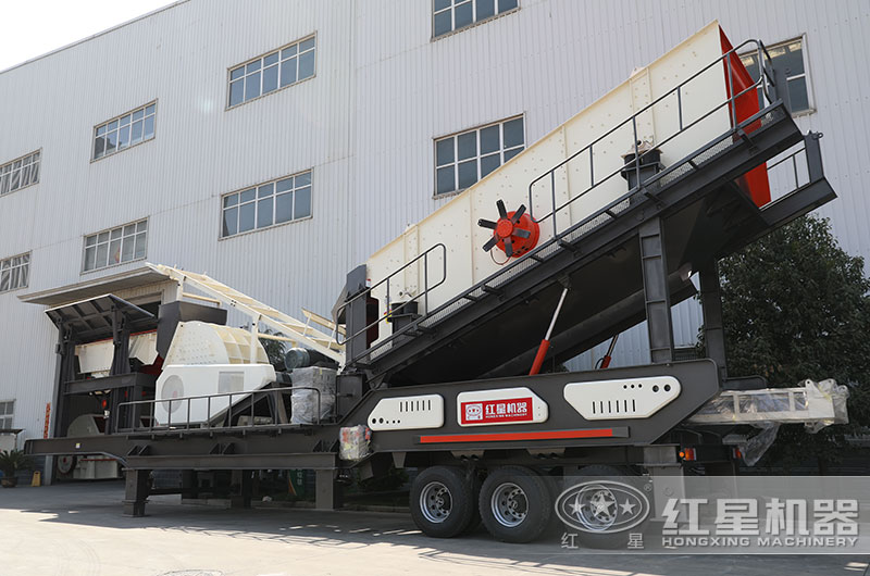 重錘式移動破碎機圖片