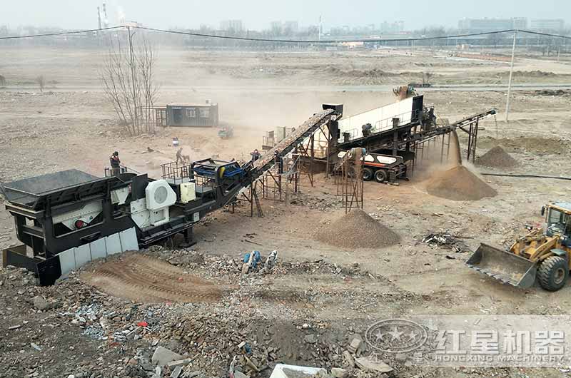 移動鄂破+移動反擊破生產(chǎn)現(xiàn)場